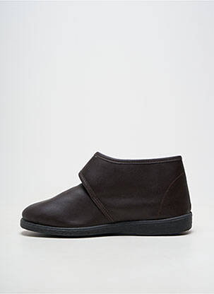 Bottines/boots fourrée talon plat jusqu'à 3cm marron DAMART femme