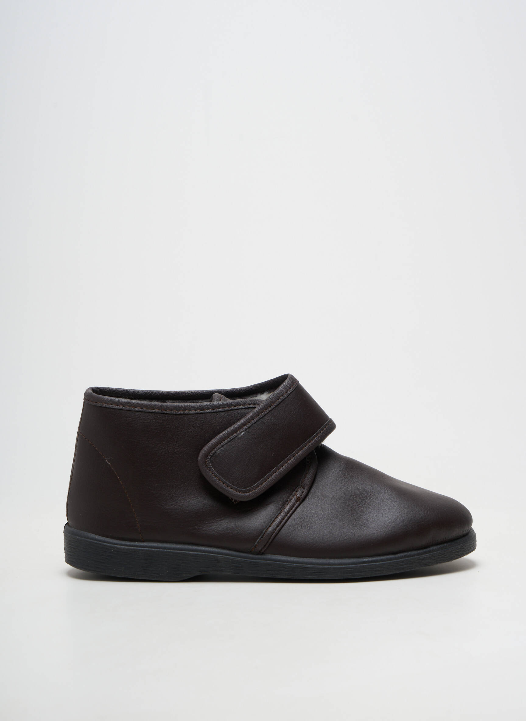 Bottines/boots fourrée talon plat jusqu'à 3cm marron DAMART femme