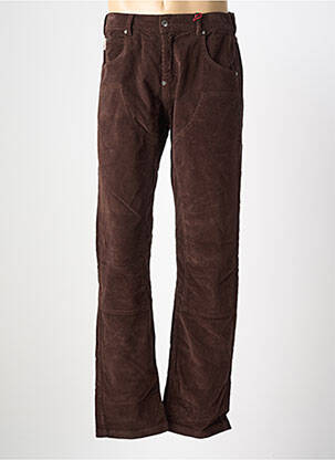Jeans coupe slim fermeture boutonnée sur le devant taille normale marron IRON AND RESIN homme