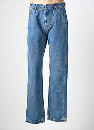 Jeans coupe droite stretch taille normale bleu IRON AND RESIN homme