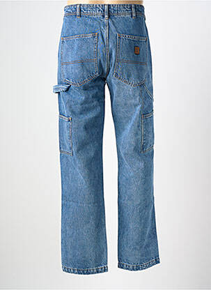 Jeans coupe droite stretch taille normale bleu IRON AND RESIN homme