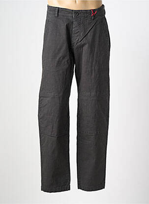 Pantalon droit tissage popeline taille normale gris IRON AND RESIN homme
