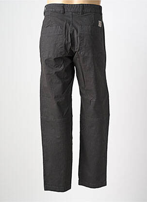 Pantalon droit tissage popeline taille normale gris IRON AND RESIN homme
