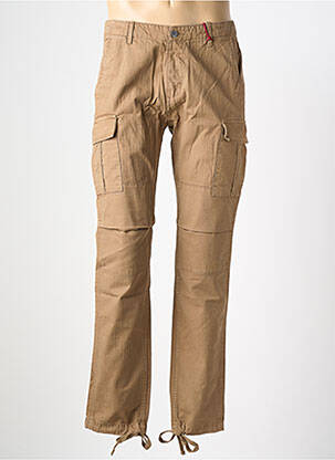Pantalon cargo slim taille normale marron IRON AND RESIN homme
