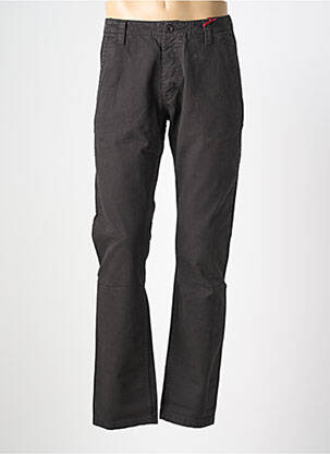 Jeans coupe slim fermeture boutonnée sur le devant taille normale marron IRON AND RESIN homme