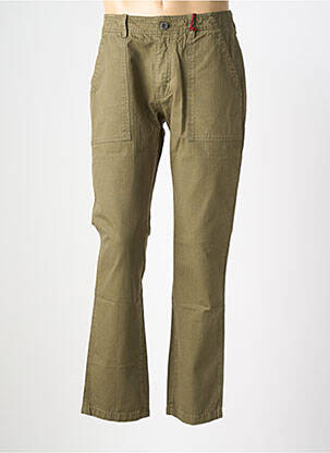 Jeans coupe droite stretch taille normale vert IRON AND RESIN homme
