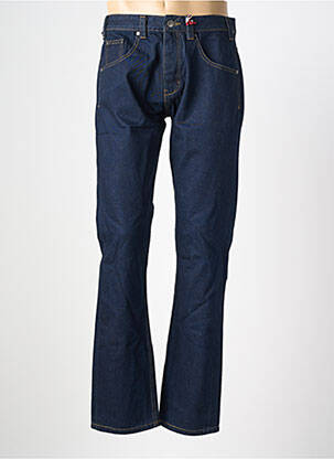 Jeans coupe slim fermeture boutonnée sur le devant taille normale bleu IRON AND RESIN homme