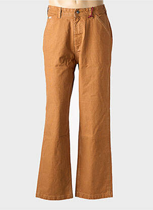 Jeans coupe large poches taille normale jaune IRON AND RESIN homme