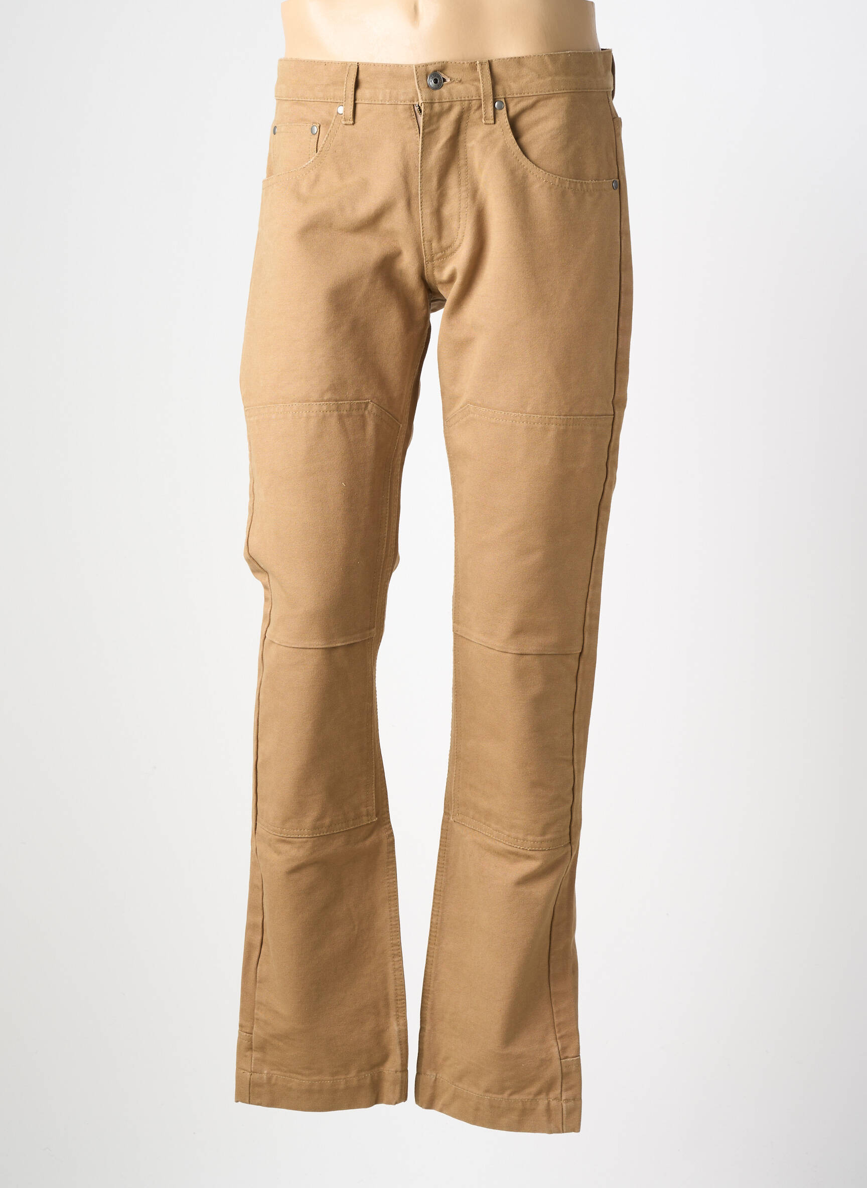 Jeans coupe slim poches taille normale beige IRON AND RESIN homme