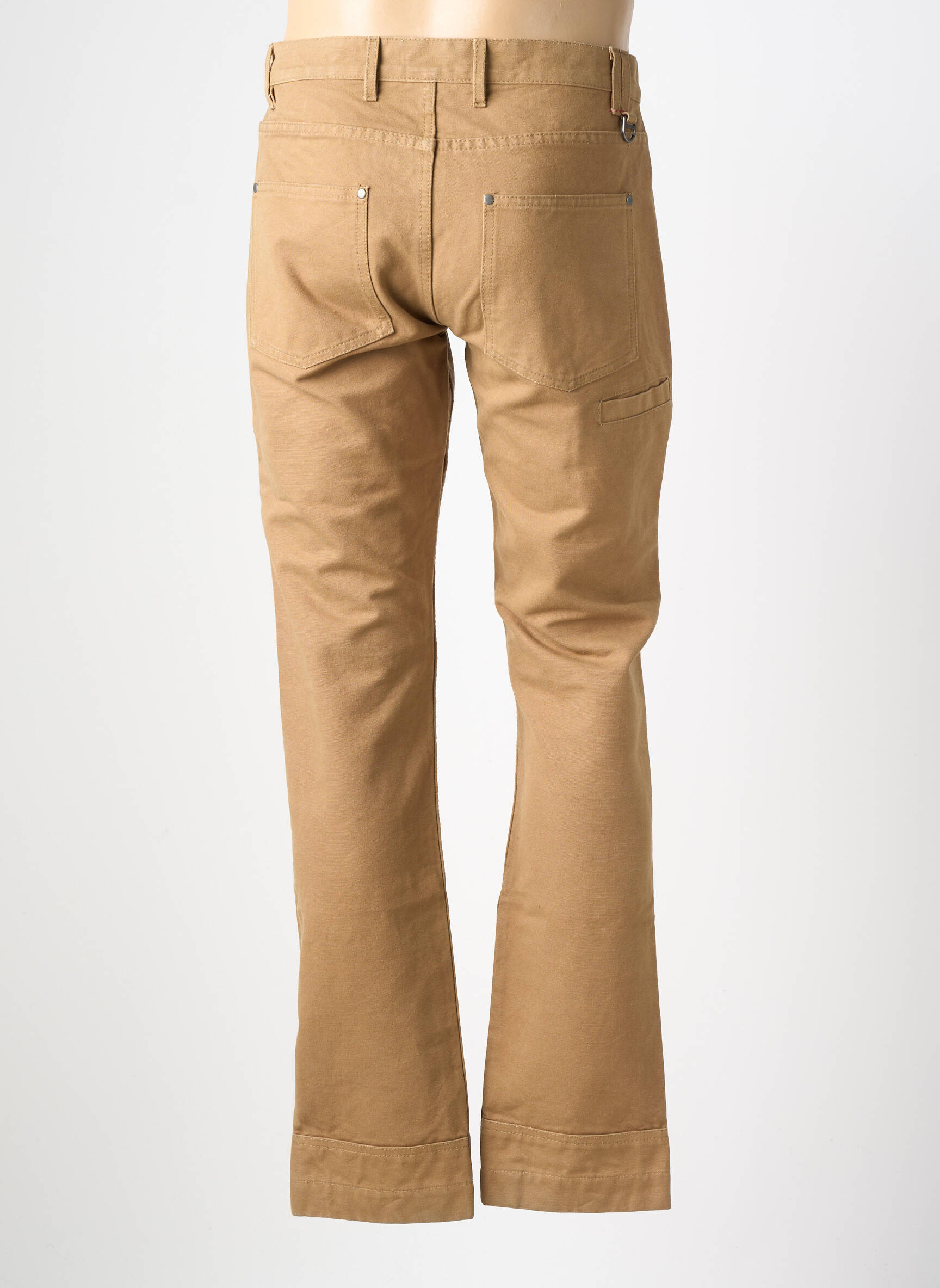 Jeans coupe slim poches taille normale beige IRON AND RESIN homme