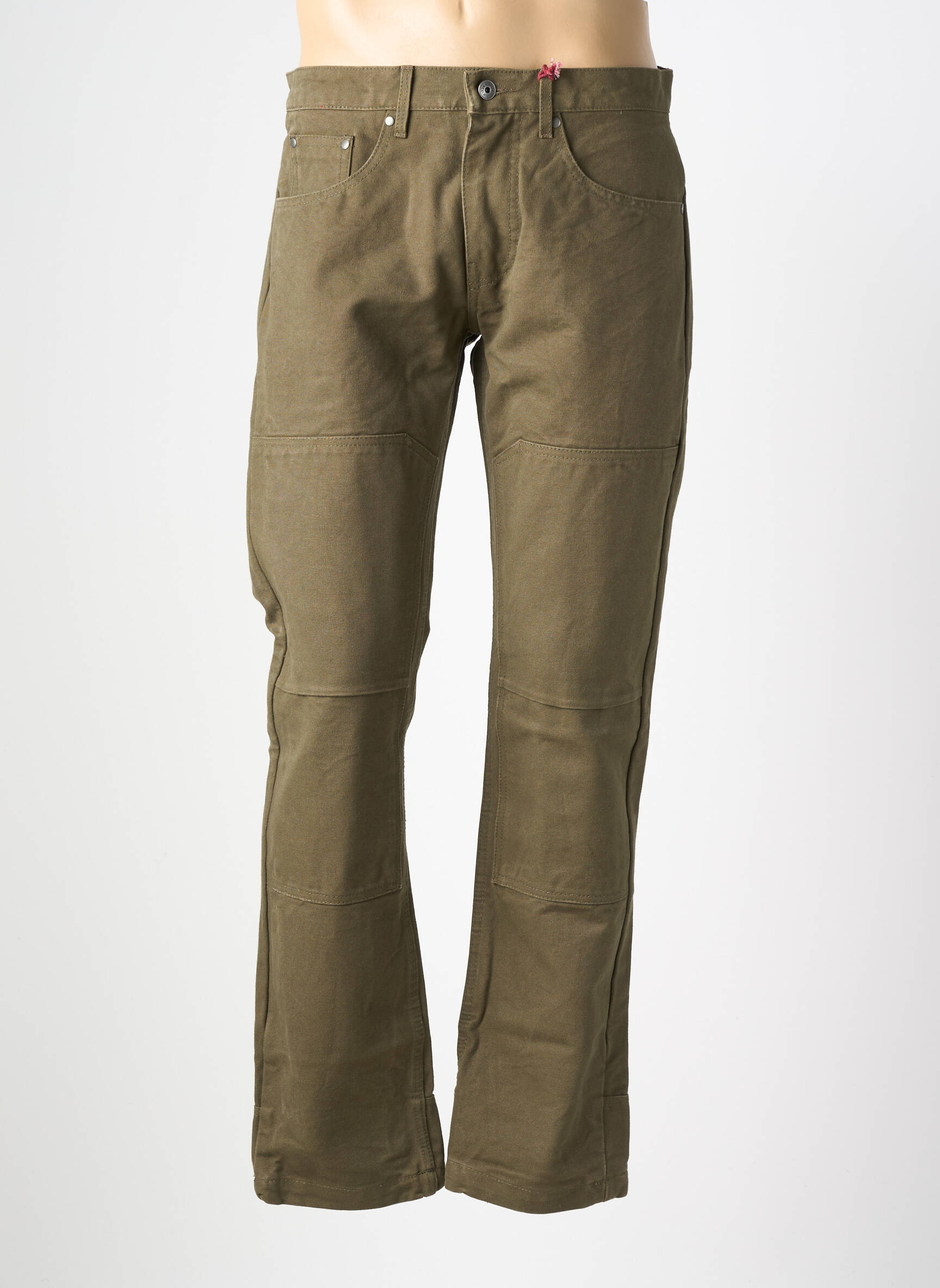 Jeans coupe slim poches taille normale vert IRON AND RESIN homme