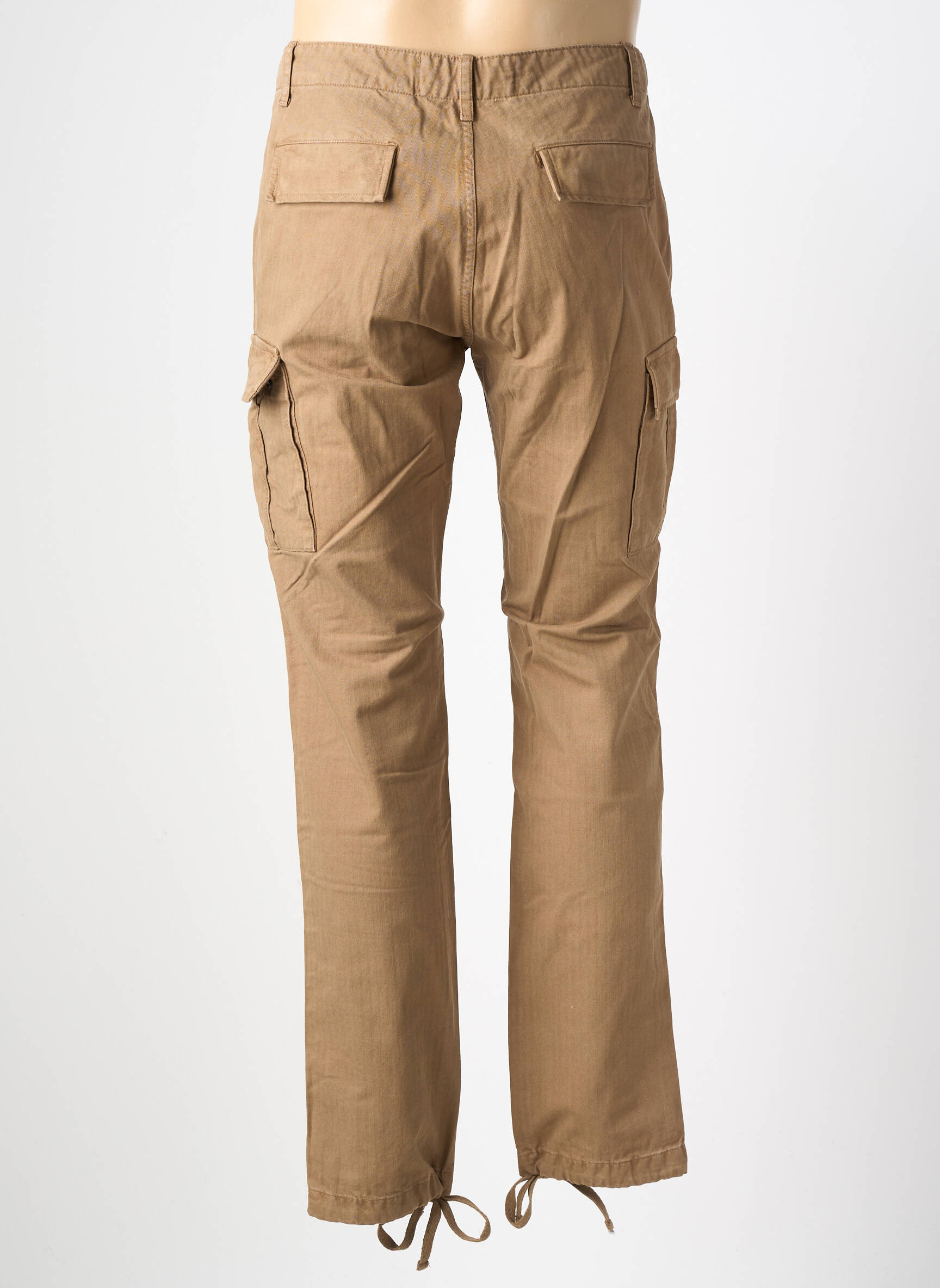 Pantalon cargo slim taille normale marron IRON AND RESIN homme