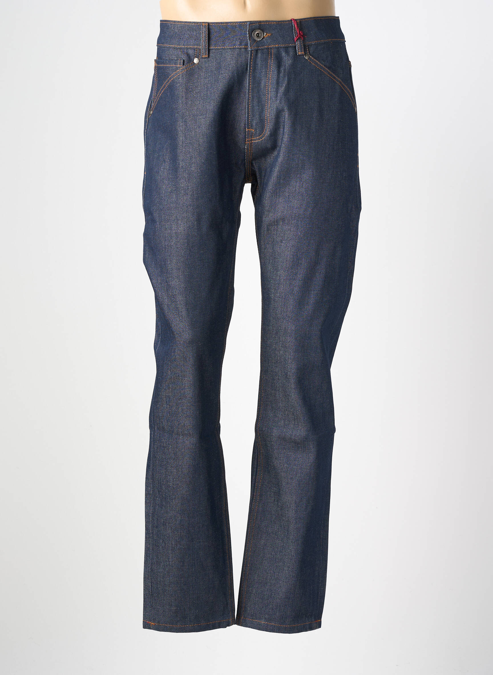 Jeans coupe slim poches taille normale bleu IRON AND RESIN homme