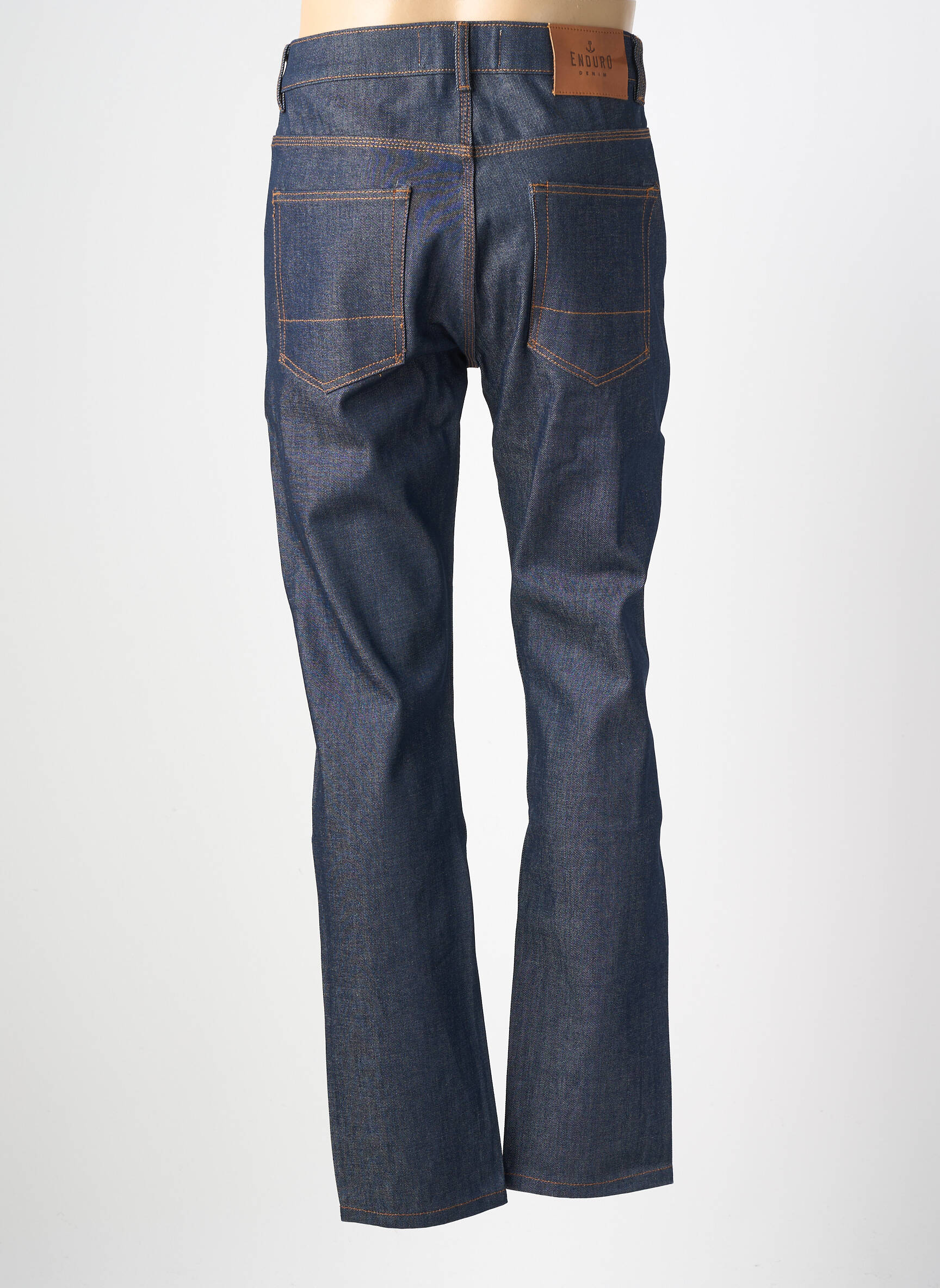 Jeans coupe slim poches taille normale bleu IRON AND RESIN homme