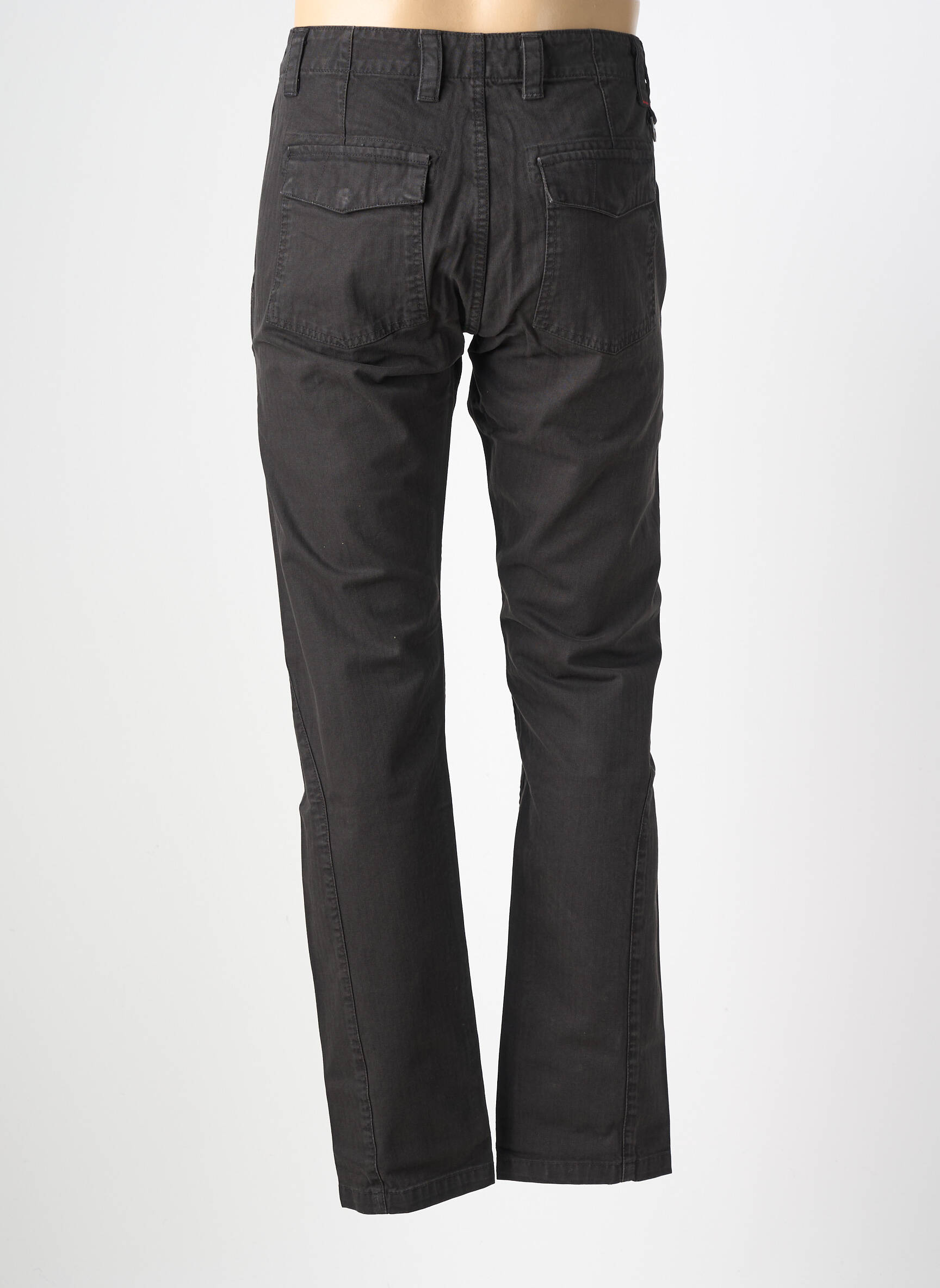 Jeans coupe slim fermeture boutonnée sur le devant taille normale marron IRON AND RESIN homme
