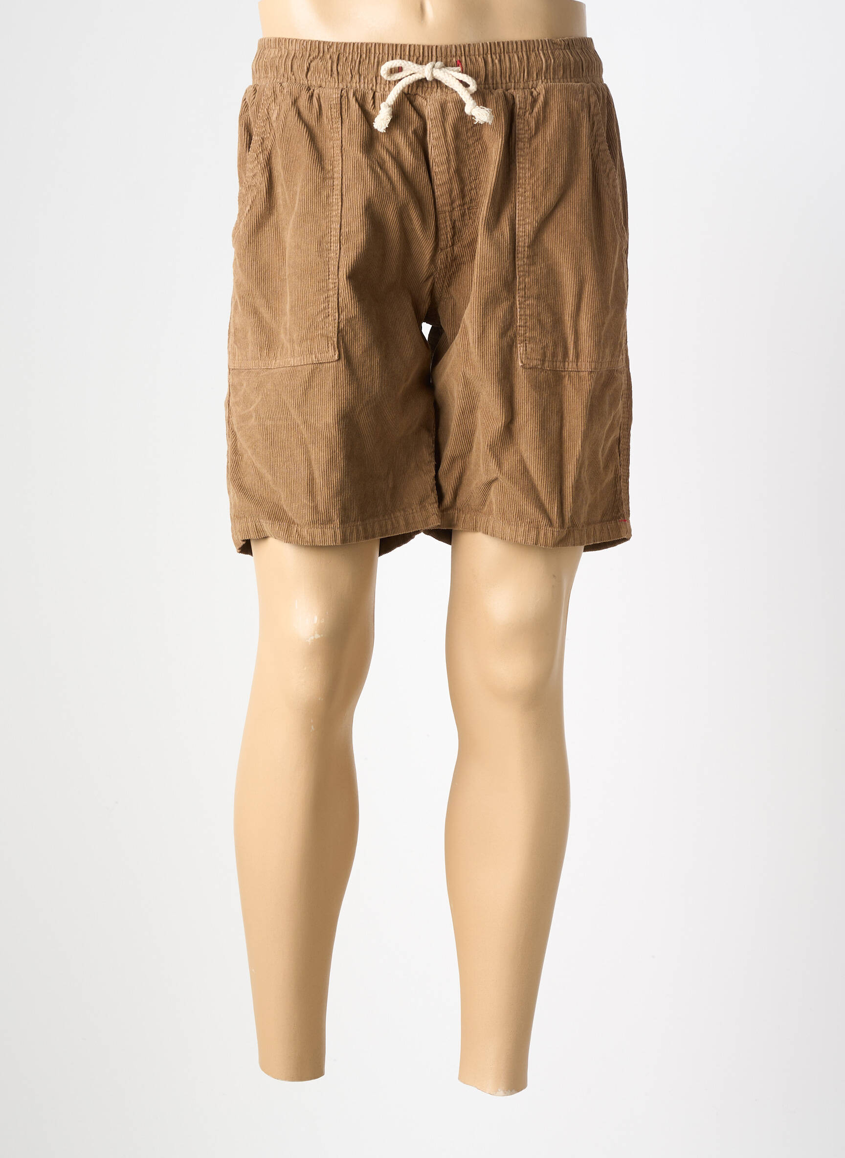 Short fermeture liens à nouer taille normale marron IRON AND RESIN homme
