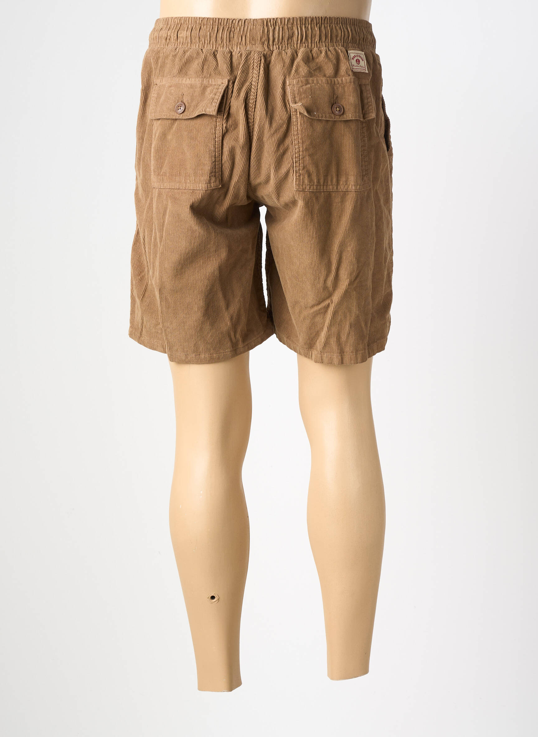 Short fermeture liens à nouer taille normale marron IRON AND RESIN homme