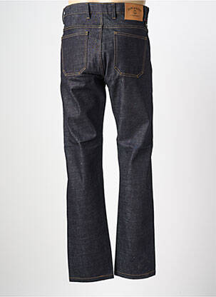 Jeans coupe droite fermeture boutonnée sur le devant taille normale bleu IRON AND RESIN homme