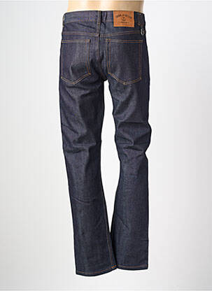 Jeans coupe droite fermeture boutonnée sur le devant taille normale bleu IRON AND RESIN homme