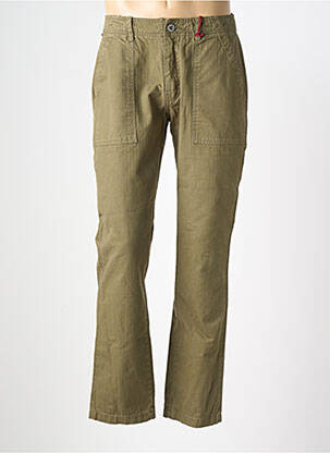 Jeans coupe slim stretch taille normale vert IRON AND RESIN homme