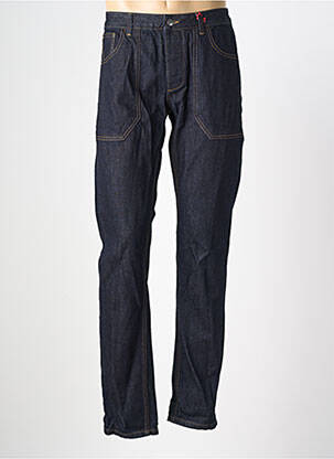 Jeans coupe slim fermeture boutonnée sur le devant taille normale bleu IRON AND RESIN homme