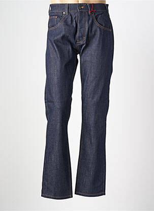 Jeans coupe slim fermeture boutonnée sur le devant taille normale bleu IRON AND RESIN homme