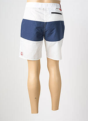 Short de bain effet matière satinée blanc IRON AND RESIN homme