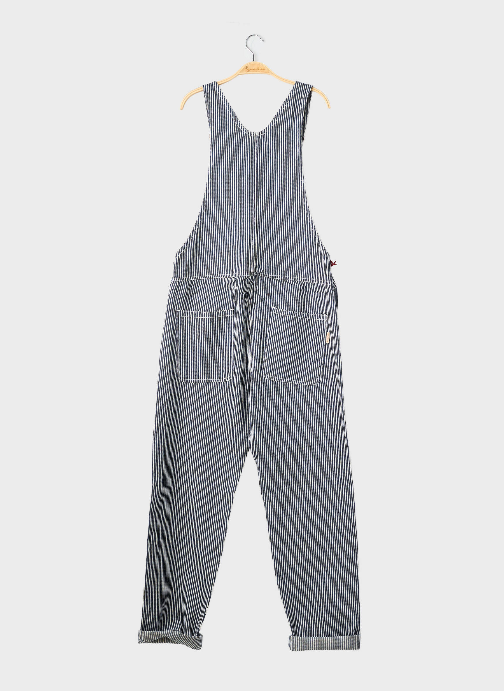 Salopette fines bretelles bleu IRON AND RESIN homme