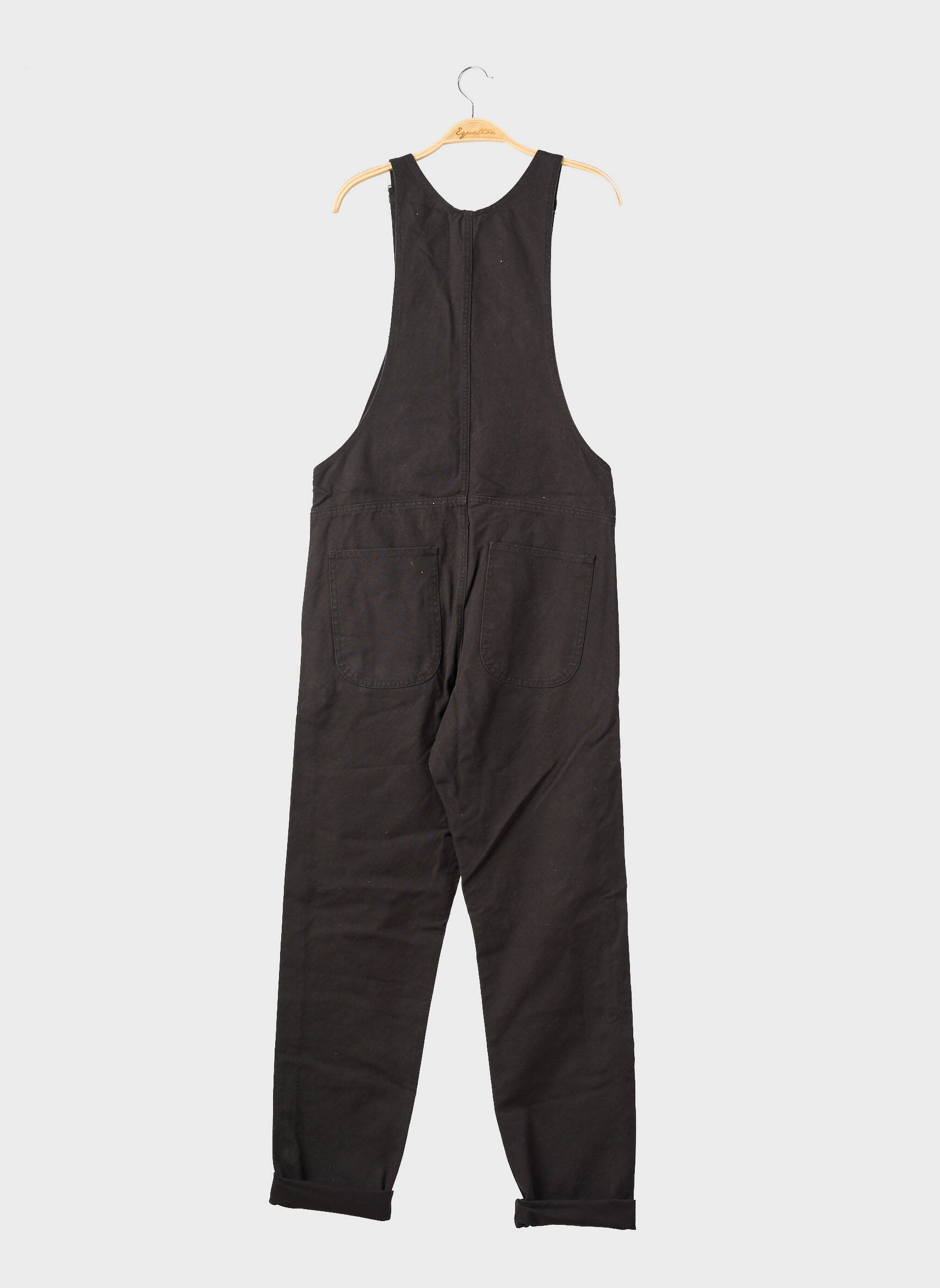 Salopette fines bretelles noir IRON AND RESIN homme