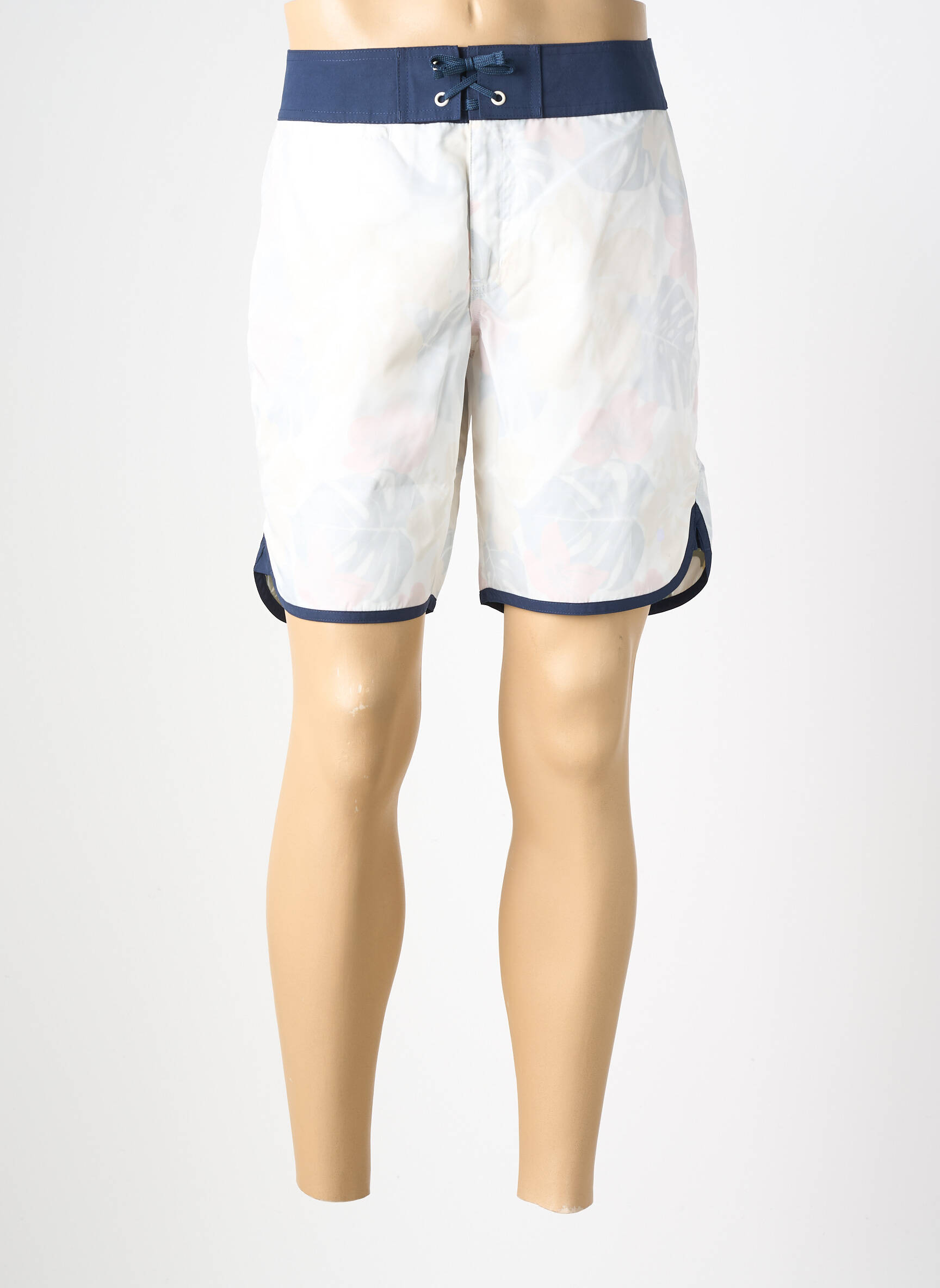 Short de bain imprimé tie and dye blanc IRON AND RESIN homme