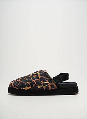 Mules/sabots matière lisse talon plat jusqu'à 3cm noir ARIZONA LOVE femme