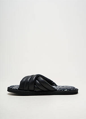 Mules/sabots matière lisse talon plat jusqu'à 3cm noir ARIZONA LOVE femme