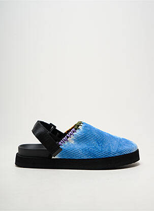 Mules/sabots talon plat jusqu'à 3cm bleu ARIZONA LOVE femme