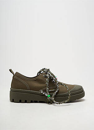 Baskets bout rond talon de 4 à 6cm vert ARIZONA LOVE femme