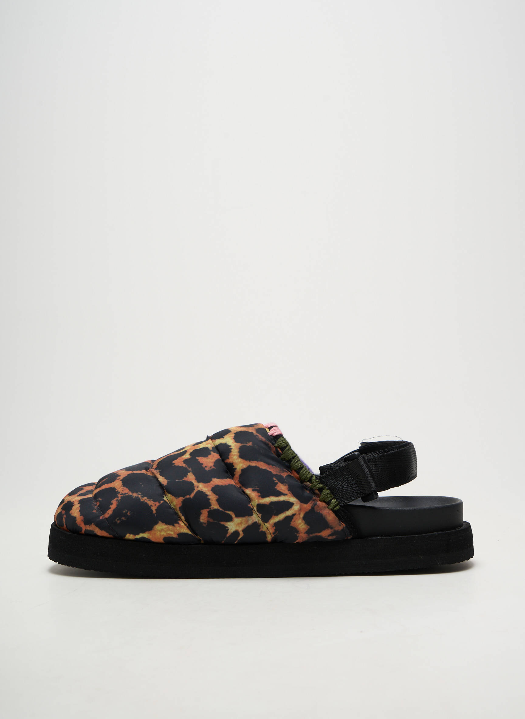 Mules/sabots matière lisse talon plat jusqu'à 3cm noir ARIZONA LOVE femme