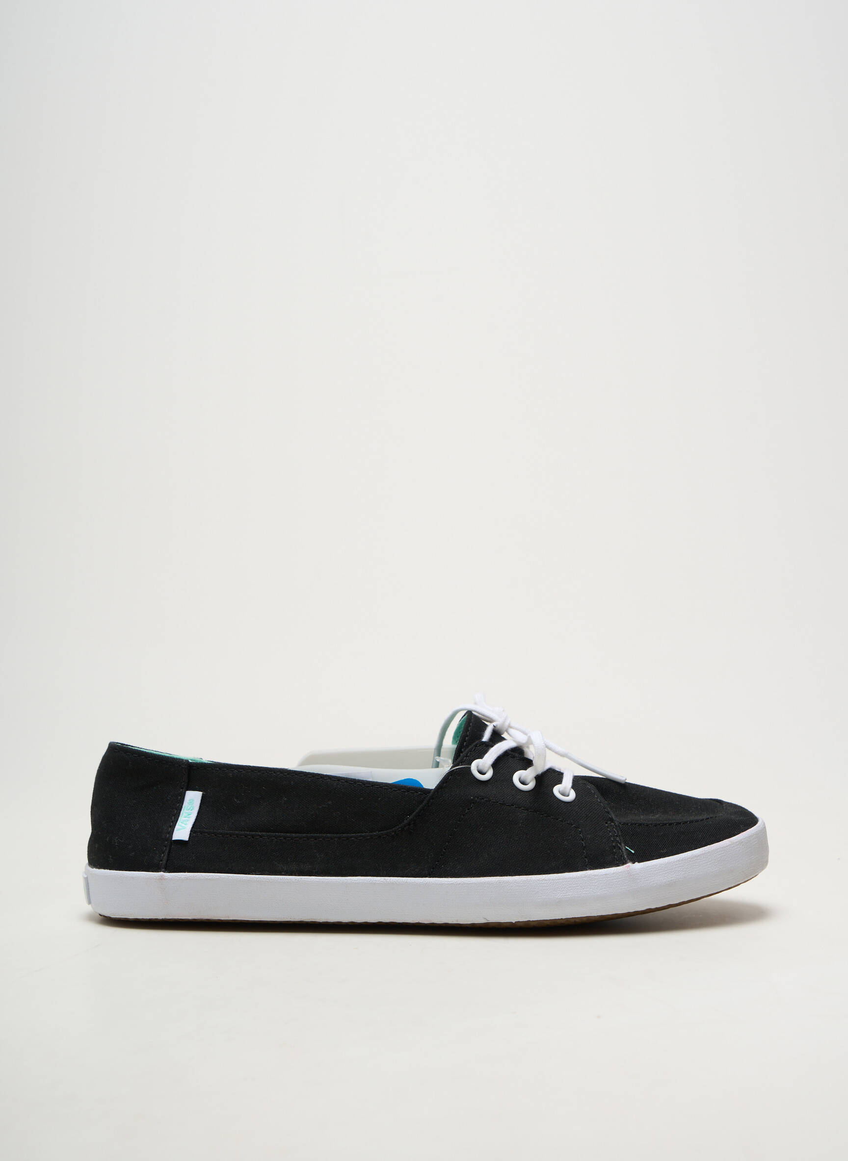 Baskets bout rond talon plat jusqu'à 3cm noir VANS femme