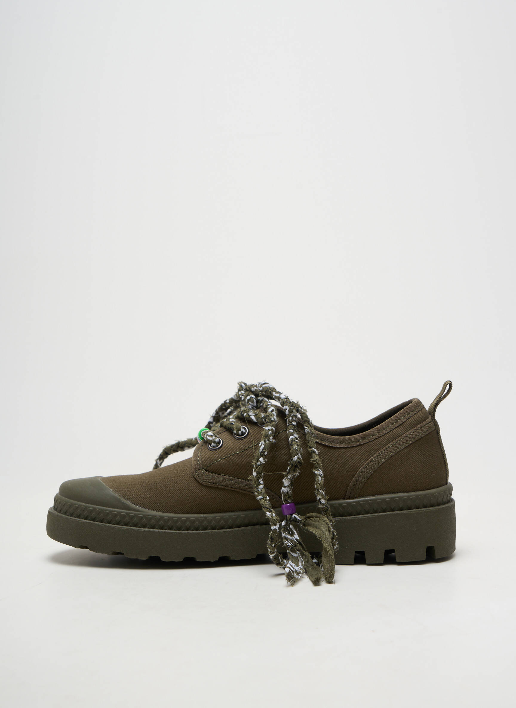 Baskets bout rond talon de 4 à 6cm vert ARIZONA LOVE femme