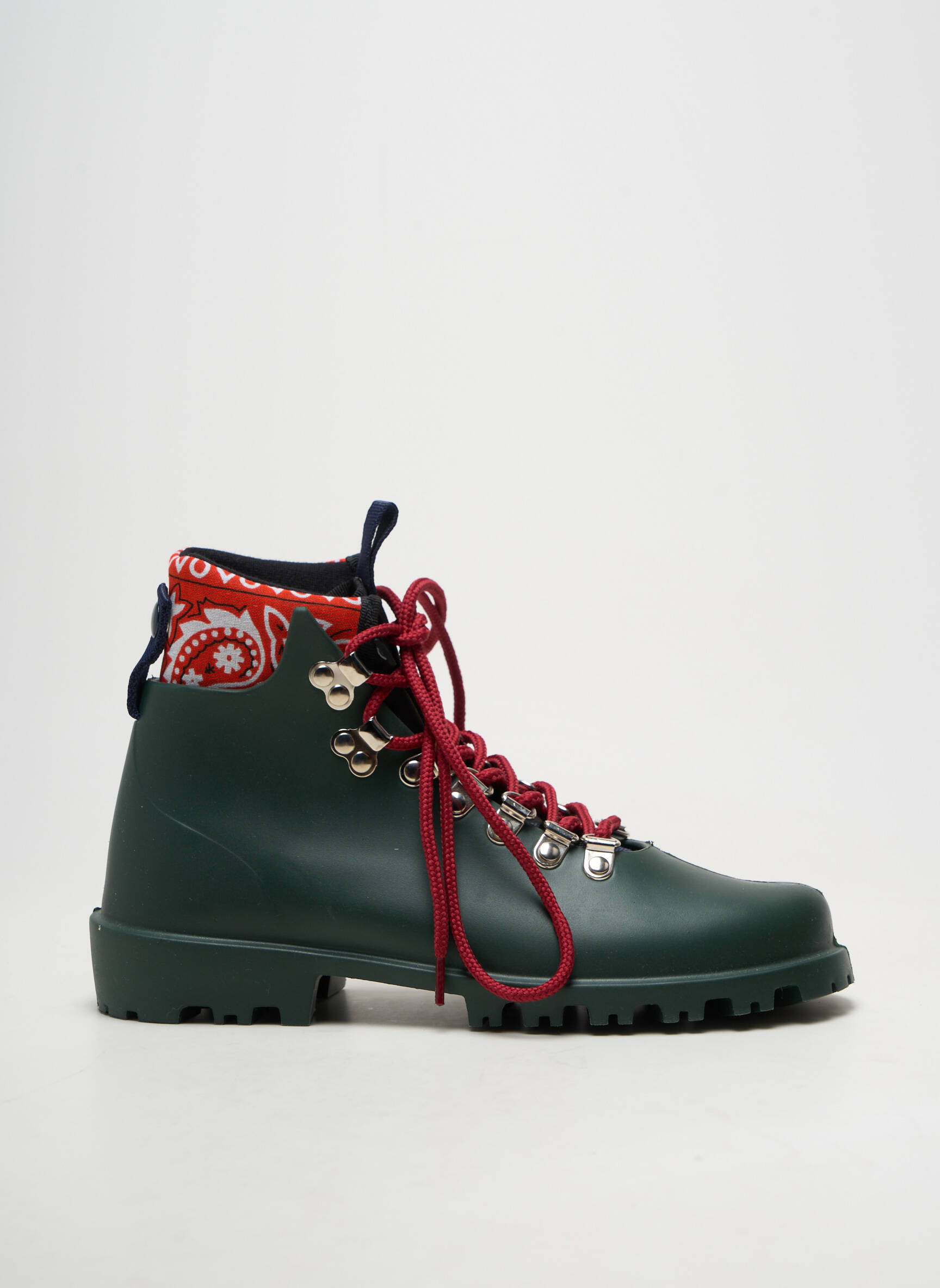 Bottines/boots matière lisse talon plat jusqu'à 3cm vert ARIZONA LOVE femme