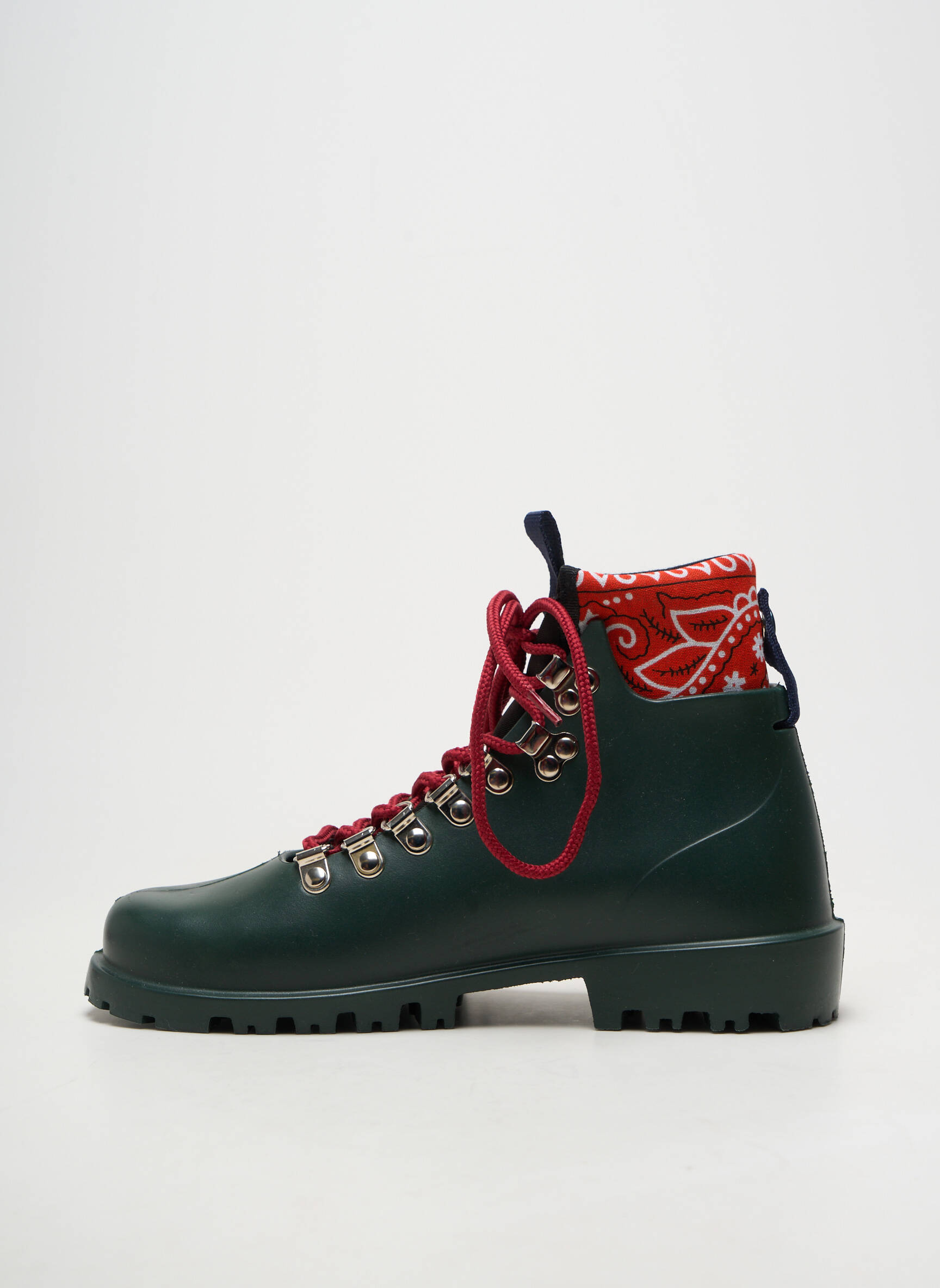Bottines/boots matière lisse talon plat jusqu'à 3cm vert ARIZONA LOVE femme