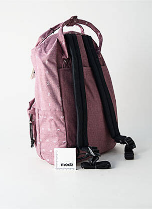 Sac à dos poches rose EASTPAK femme