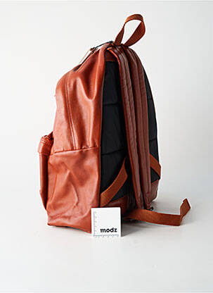 Sac à dos poches marron EASTPAK femme