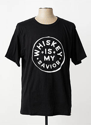 T-shirt coupe droite manches courtes noir IRON AND RESIN homme
