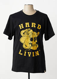 T-shirt coupe droite manches courtes noir IRON AND RESIN homme