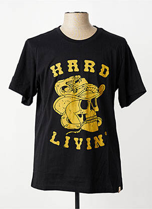T-shirt coupe droite manches courtes noir IRON AND RESIN homme
