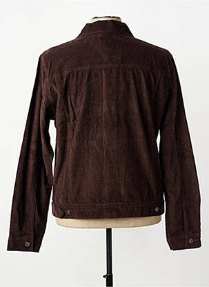 Veste casual fermeture boutonnée sur le devant marron IRON AND RESIN homme