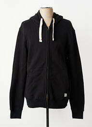 Veste casual resserrée sur le bas noir IRON AND RESIN homme