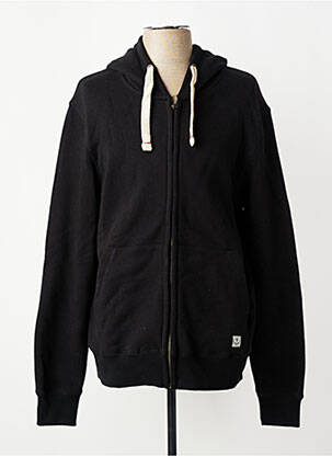Veste casual resserrée sur le bas noir IRON AND RESIN homme