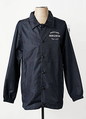 Veste casual fermeture boutonnée sur le devant bleu IRON AND RESIN homme