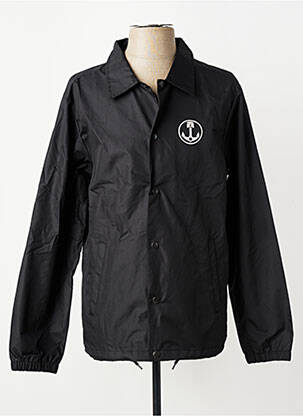 Veste casual fermeture boutonnée sur le devant noir IRON AND RESIN homme