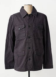 Veste casual fermeture boutonnée sur le devant gris IRON AND RESIN homme